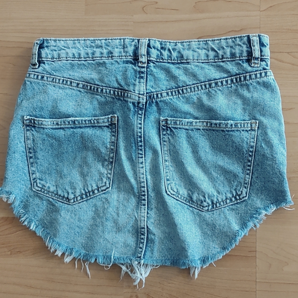 Free People We The Free Jean Skirt - Picture 2 of 4